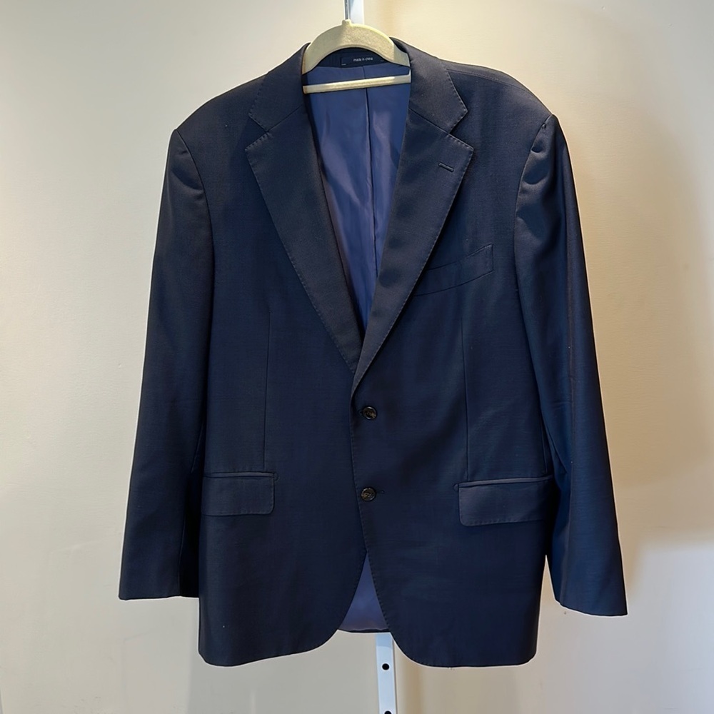 Suitsupply Men’s Wool Navy Blazer size 54R